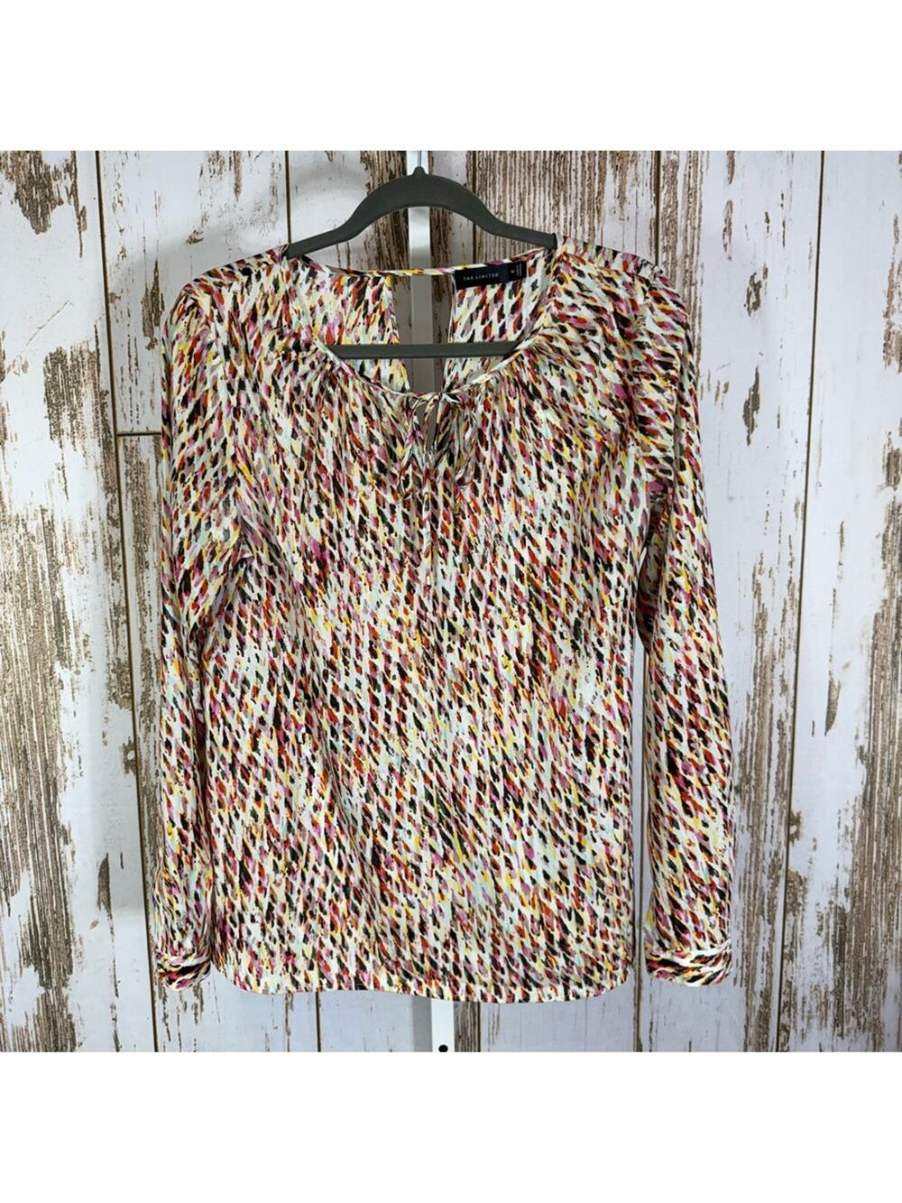 The Limited, Colorful Patterned Blouse. Size Medium. Good used condition!